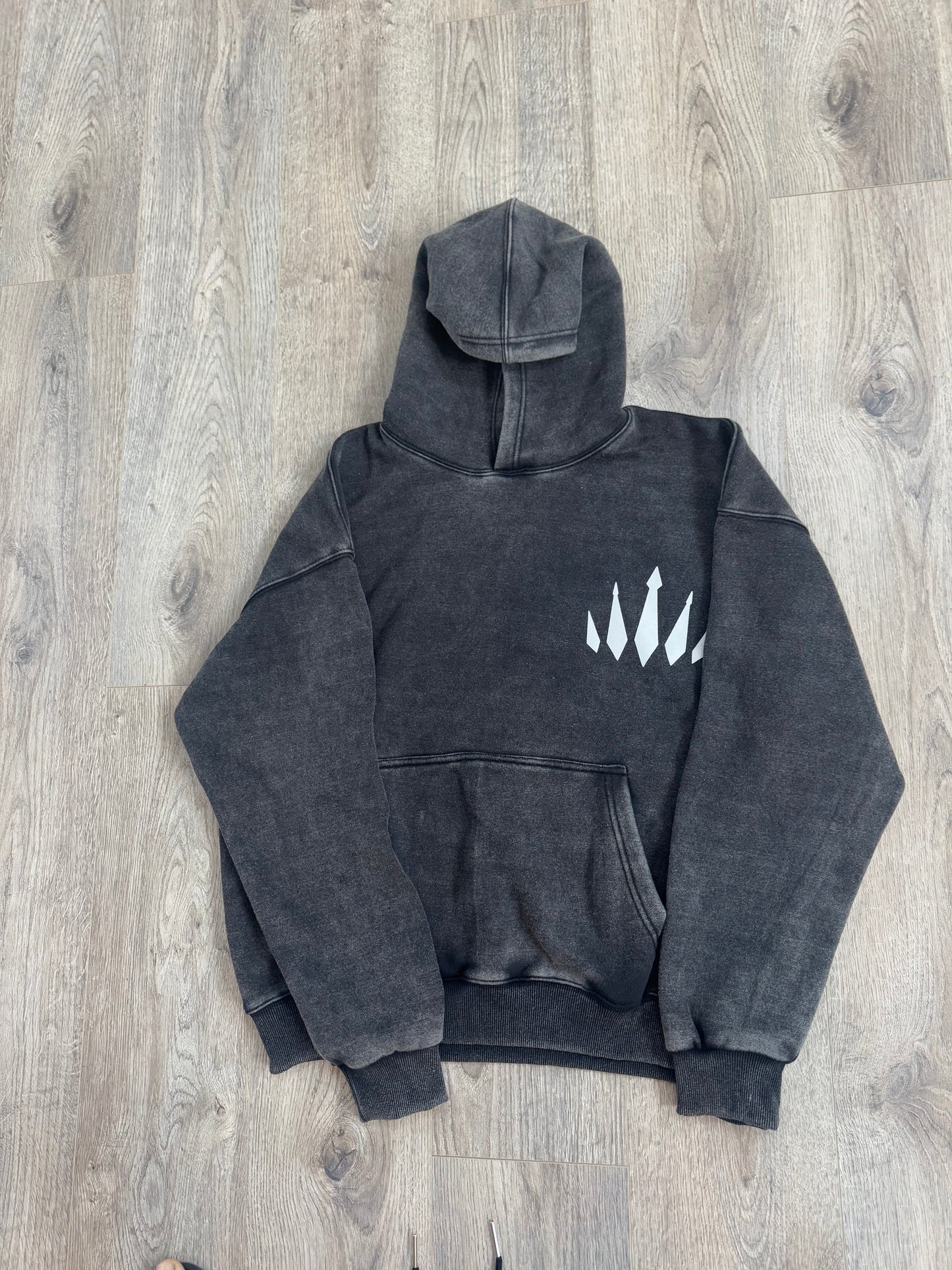 Faded Crown Hoodie Set