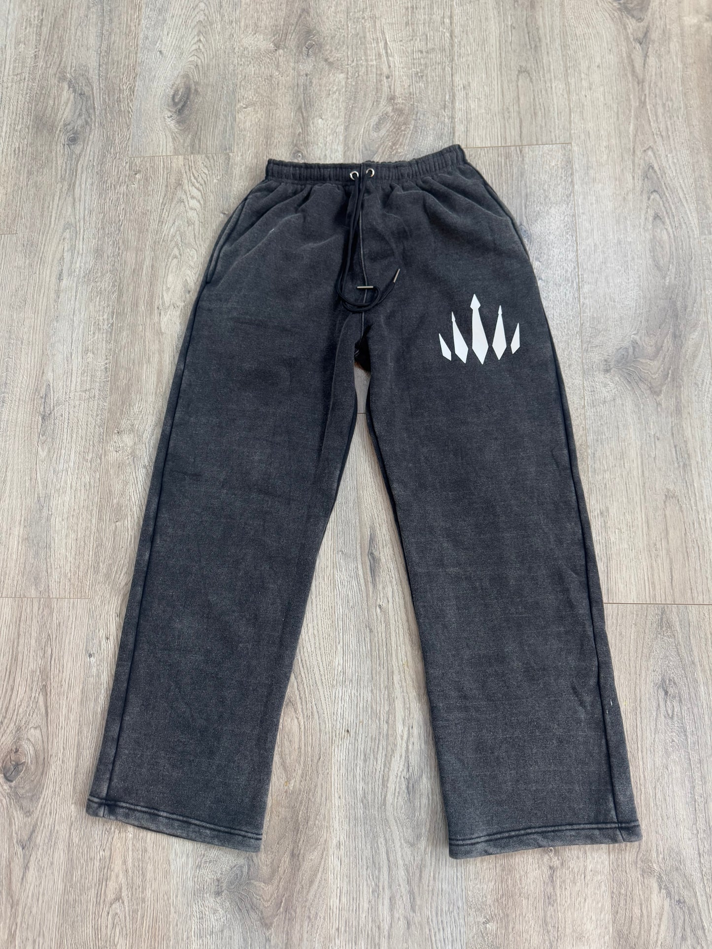 Faded Crown Hoodie Set