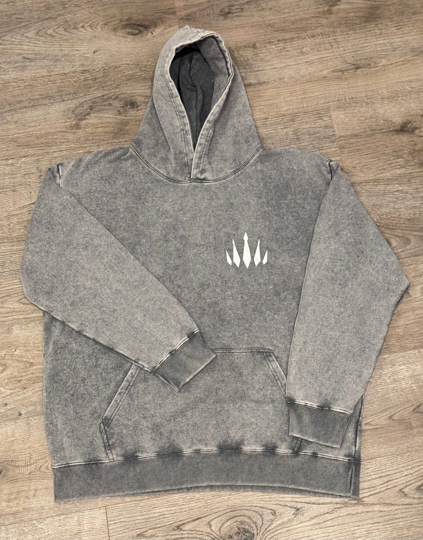 Acid Wash Crown Hoodie